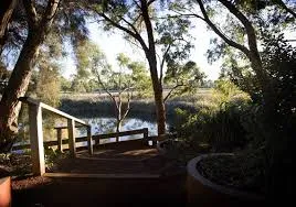 image of Kevin Hoffman walk looking over the waterway