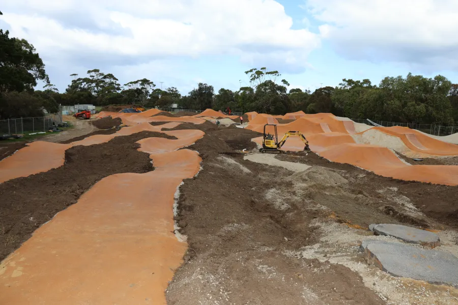 Jump park construction site.