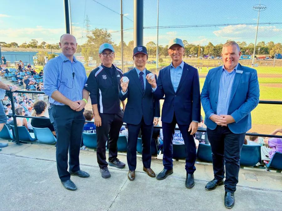 Korean professional baseball club KT Wiz chooses Geelong for summer training camps
