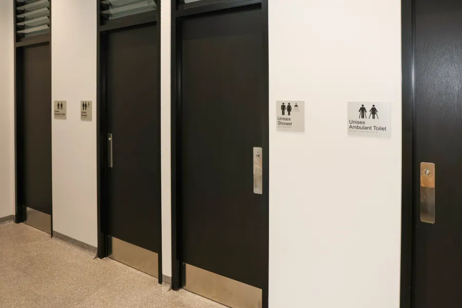 New female friendly showers