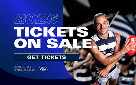 Tickets on Sale with Geelong footballer