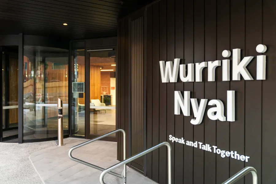 Wurriki Nyal external signage