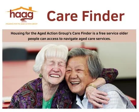 Image of two ladies smiling and hugging