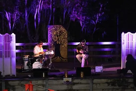 Image of people playing music at Winter Solstice