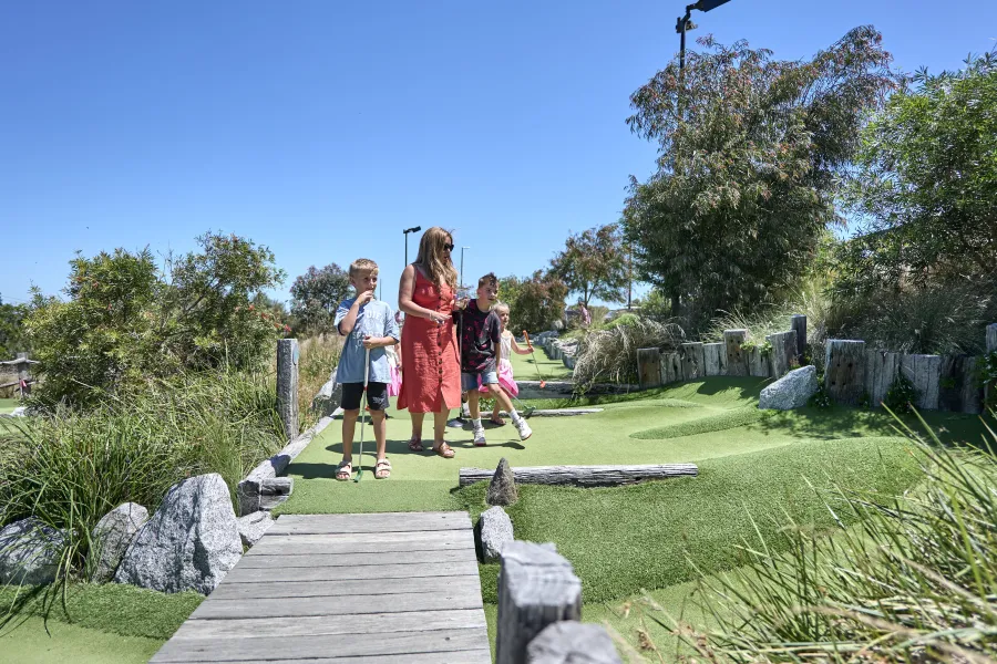 mini golf and mug