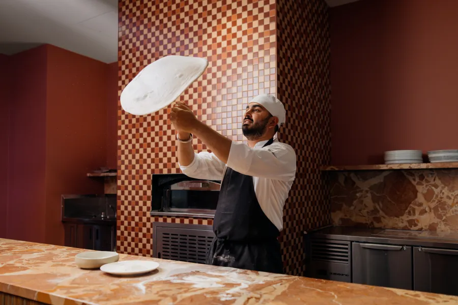 Pizza making course at Sociali Trattoria & Bar