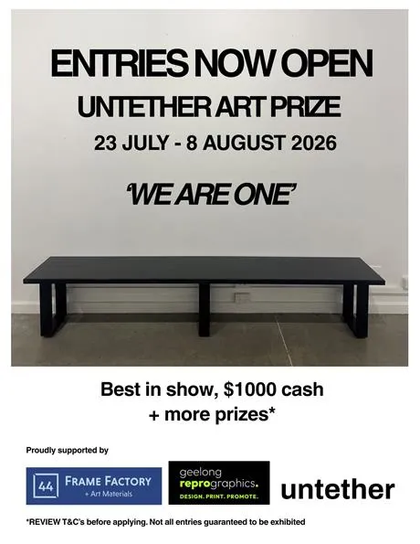 Entries now open for Untether Art prize flyer