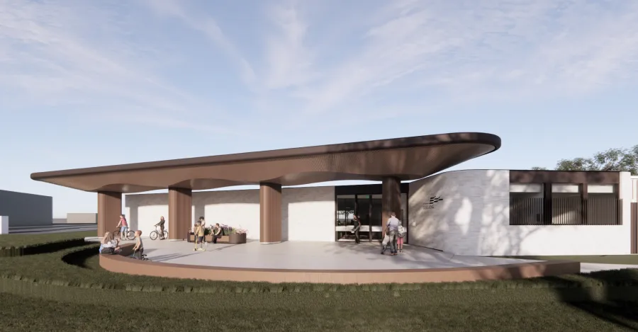 Render of the Yirrama Community Hub
