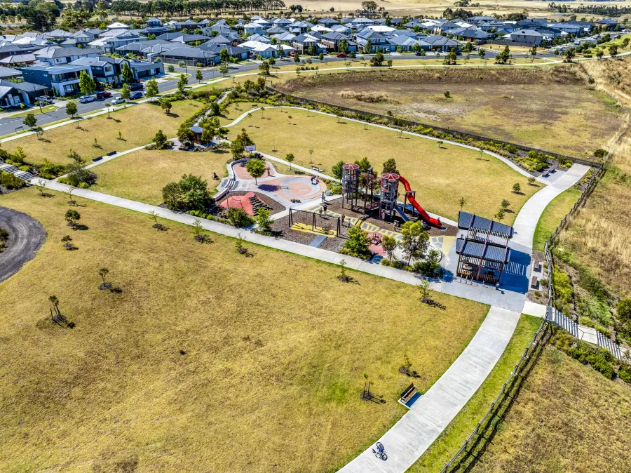 Escarpment Drive Park drone view