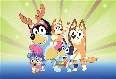 Picture of Bluey and friends