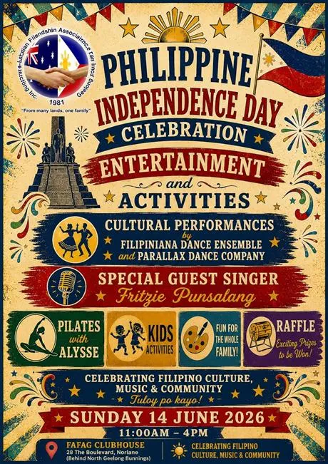 Image of Philippine Independence Day 2026 flyer
