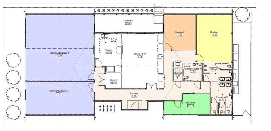 The Point Community Hub developer floor plan