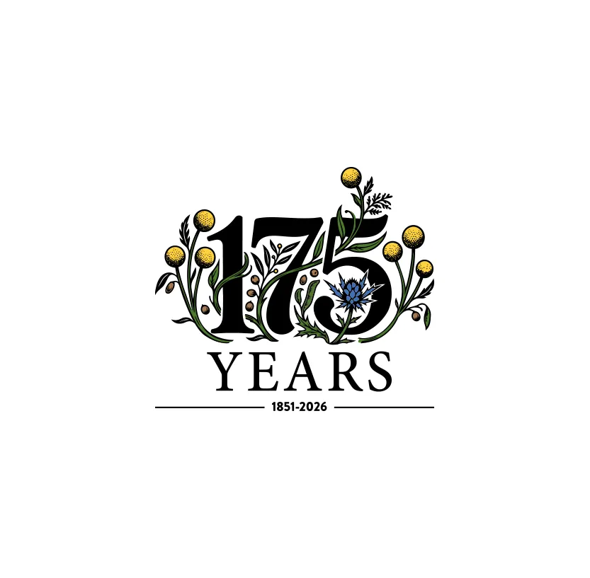 Geelong Botanic Gardens 175 year anniversary logo