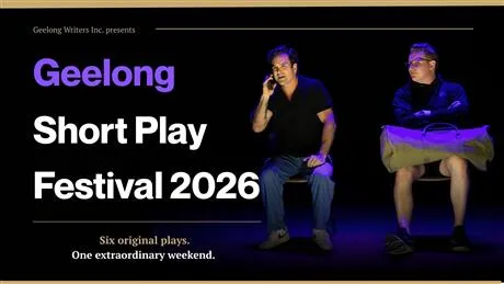 Geelong Short Play Festival 2026 Image of 2 people sitting