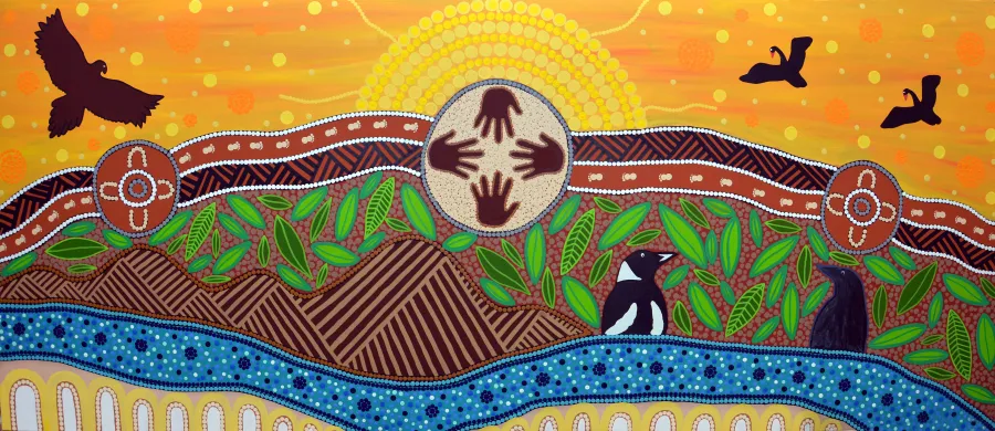 Billy-Jay O'Toole - Dja Contemporary First Nations artwork