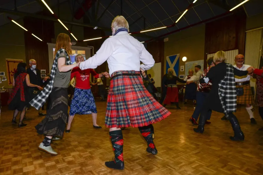 Ceilidh Dance Image of people dancing