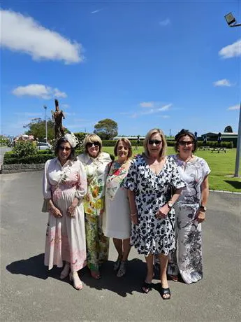 Image of ladies track side