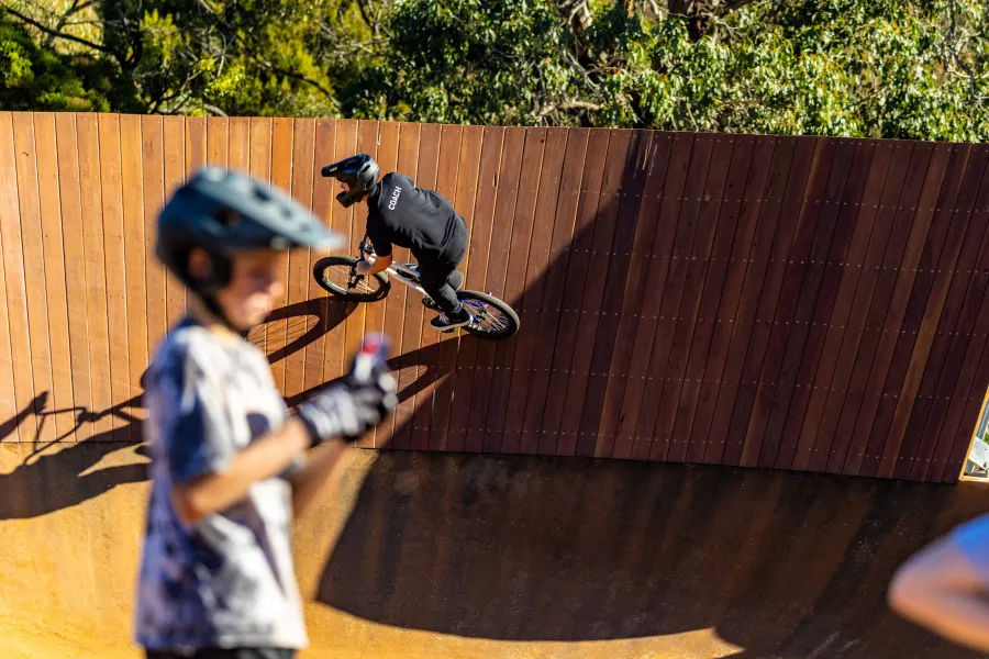 Ocean Grove District Ride Centre - timber feature
