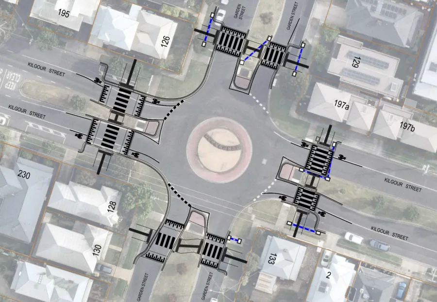 Concept Design Aerial image of the proposed works