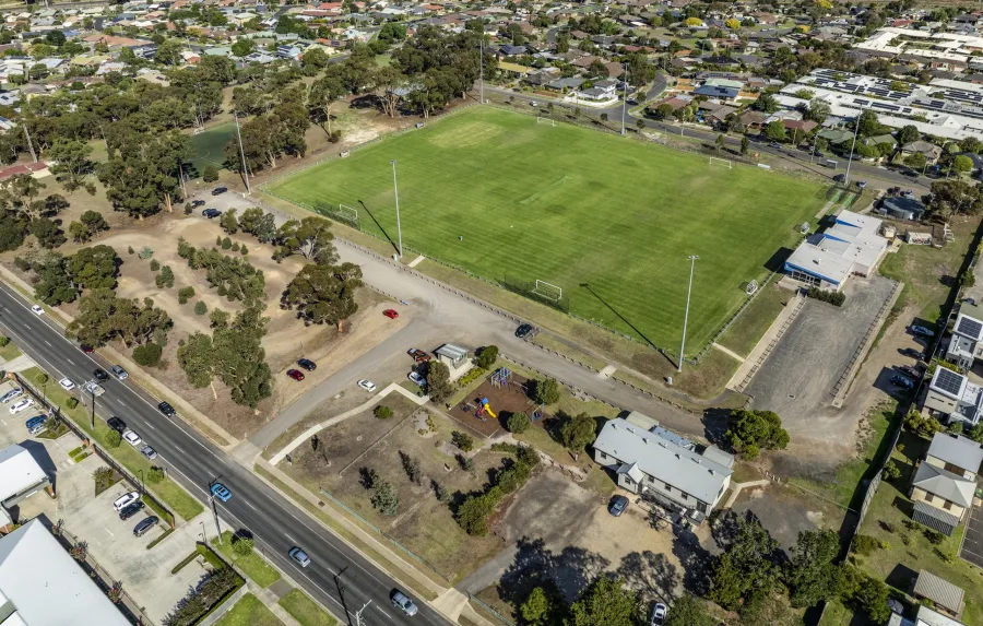 Grovedale reserve aerial