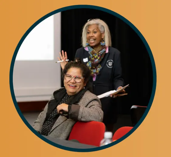 Multicultural Business Hub Forum Two ladies