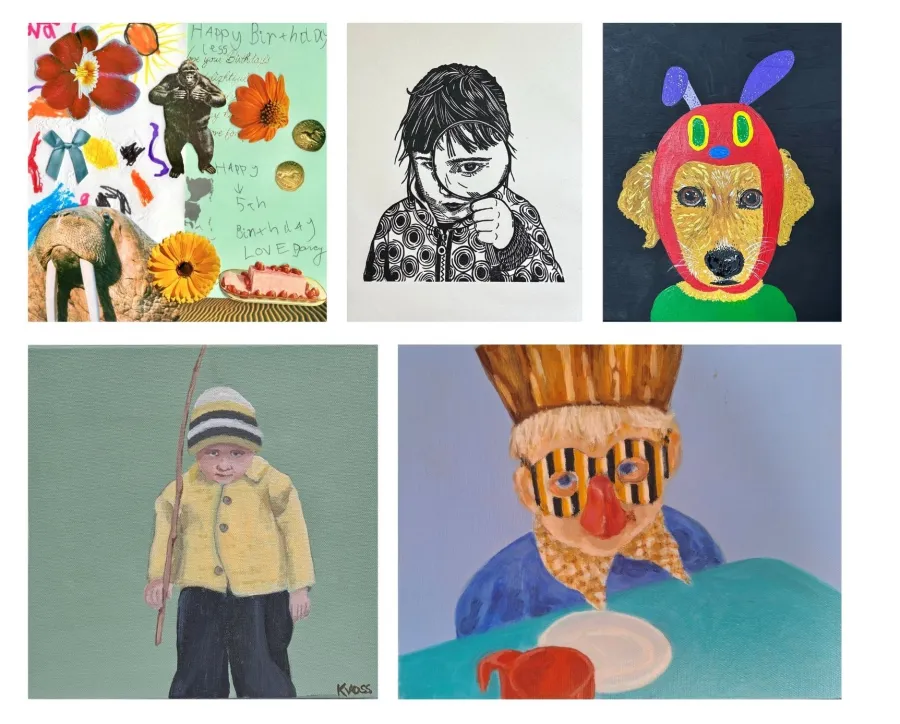 Artworks by: Jan Fleming, Astrid Lempriere, Jill Green, Karen Voss & Jess Fulmer
