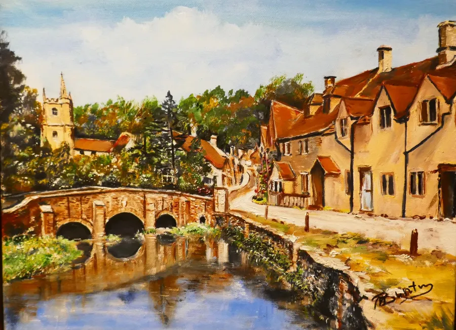 Oil painting by Marg Bunting