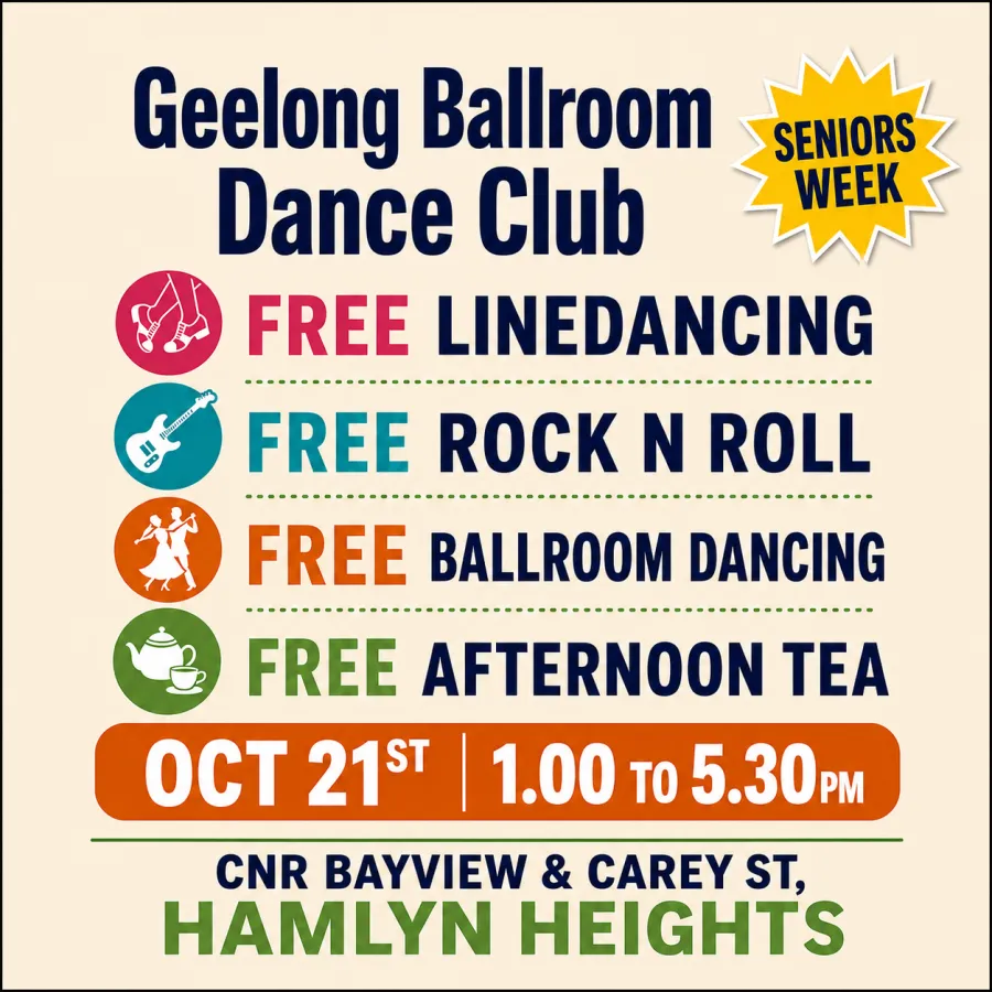 Geelong Ballroom invites you