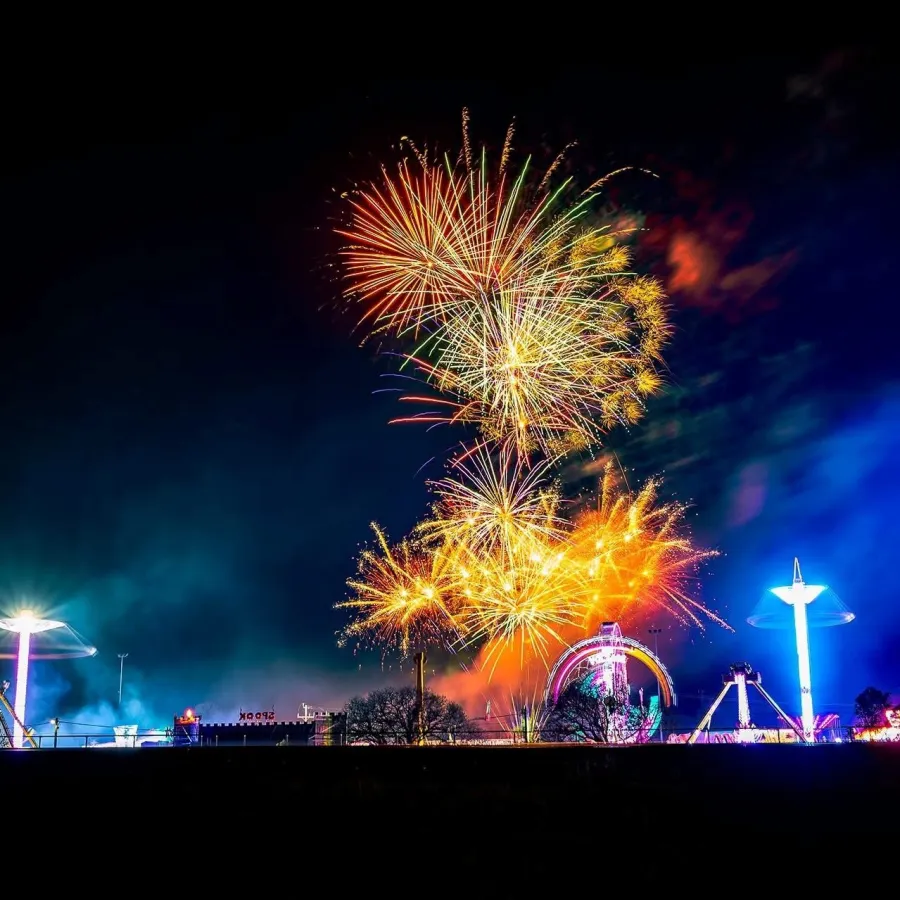 Royal Geelong Show Image of fireworks