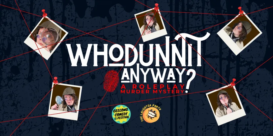 Title card for Whodunnit Anyway?