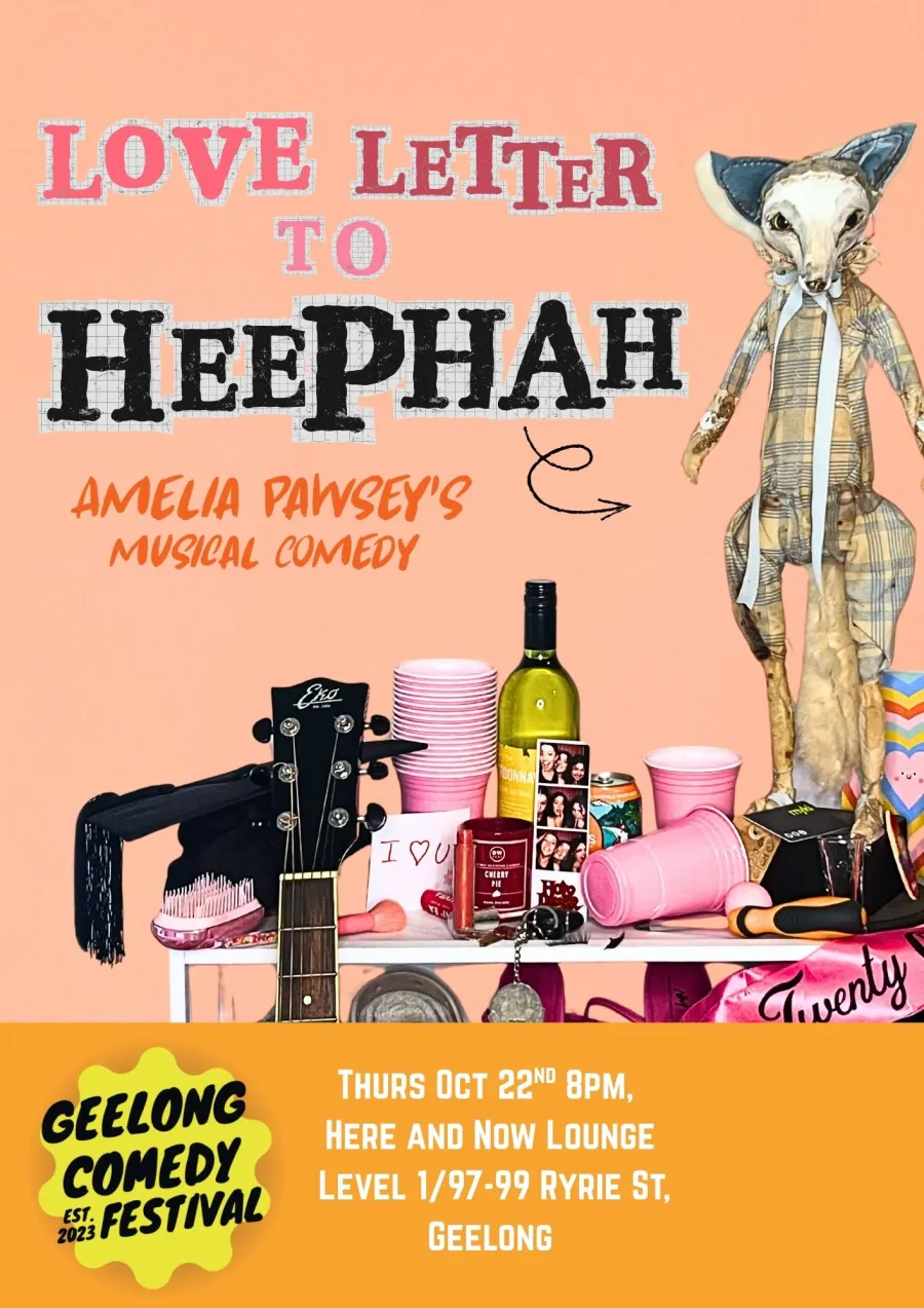 Love Letter to Heephah flyer