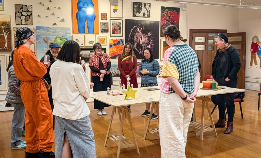 Image of artists at previous Studio Convos session