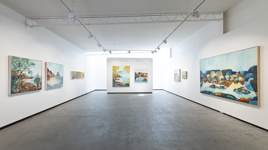 Gallery view of Ingrid Daniell's Exhibition 'The Endless Now'