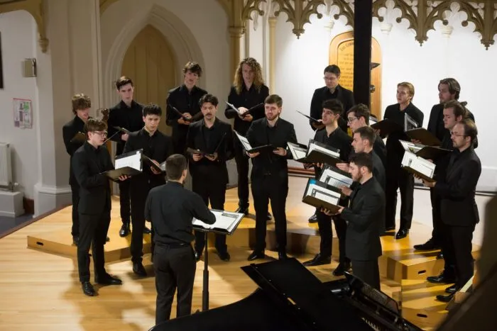 The Vocal Consort performing the 'Sweet & Low' Image of musicians