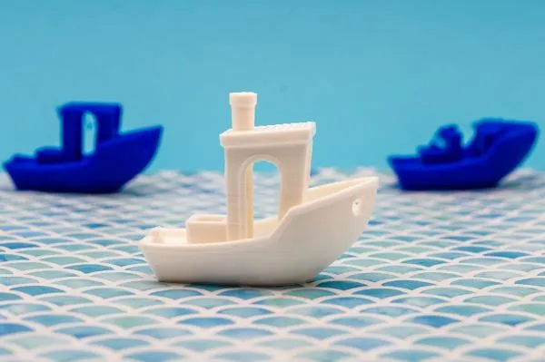 3D printed miniature boats