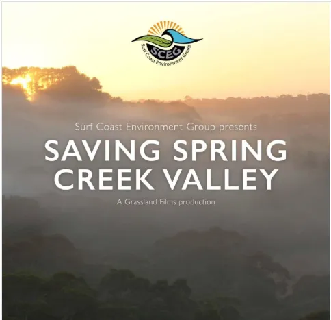 Saving Spring Creek Valley film Image of a sunset over Spring Creek Valley