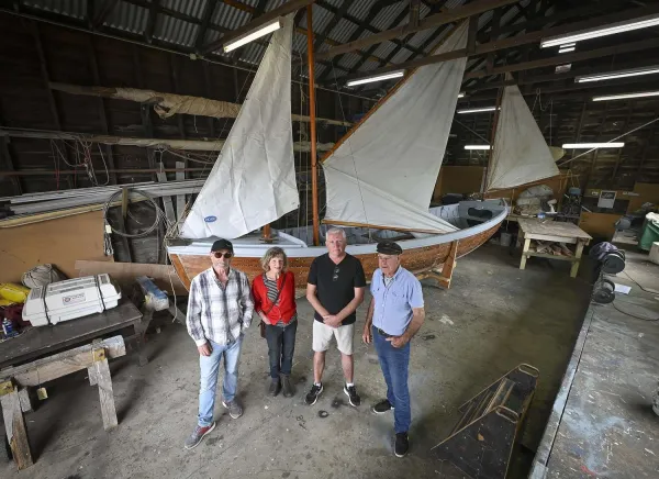 Pictured: Bill Ethel, Ingrid von Diebitsch (President), Paul Donnellan and Alan Gandy