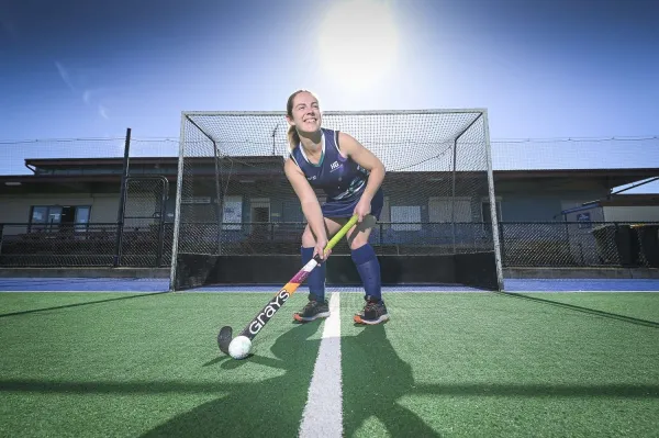 Pictured: Geelong Sharks mid-fielder, Alex Humphrys
