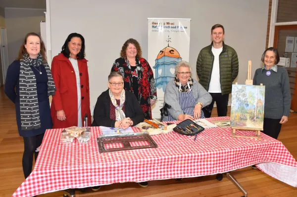 Photo Caption: Programming at Geelong West Neighbourhood House has received a welcome boost thanks to support from the City of Greater Geelong and the Victorian Government. Pictured L to R: Cr Melissa Cadwell, Member for Geelong Christine Couzens, Eileen Sullivan, Neighbourhood House Coordinator Lisa Young, Joan Sutherland, City of Greater Geelong Mayor Trent Sullivan and Rosemary Nugent.
