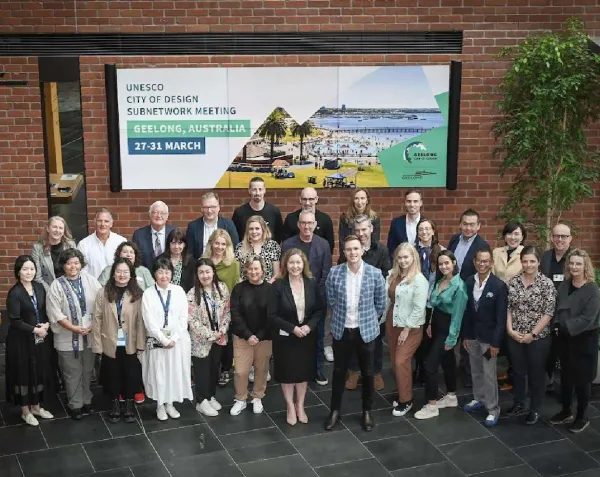 Greater Geelong welcomed an international delegation in March for the UNESCO Cities of Design program.