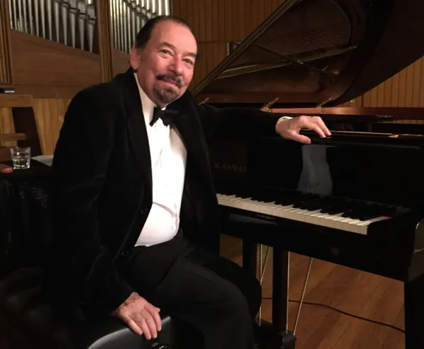 Pianist-comedian David Scheel will perform "Don't Shoot Me I'm Only the Piano Player' at the Potato Shed on Sunday, 25 February