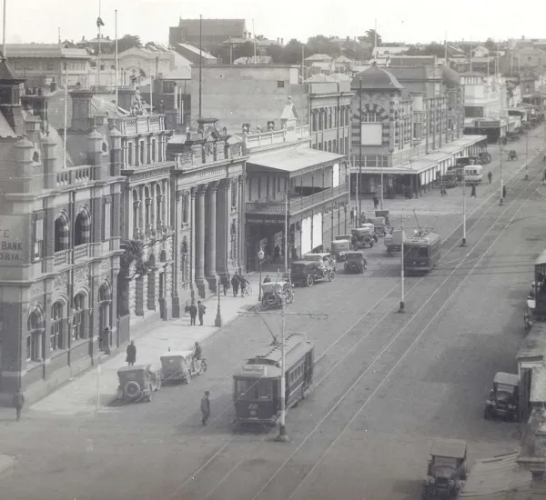 Moorabool street looking north C1915 Image: Geelong Heritage Centre Main Photographic Collection