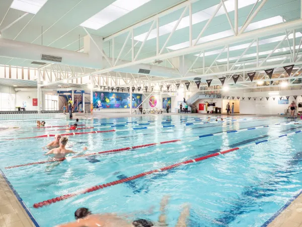 Lap swimming at Splashdown Leisure Centre.