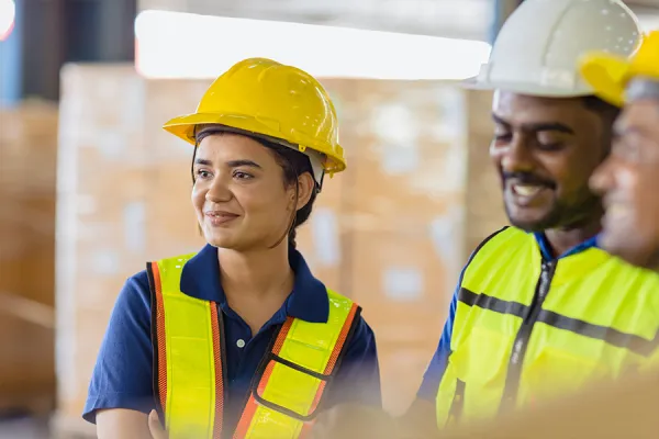 Image of gender diverse construction workers