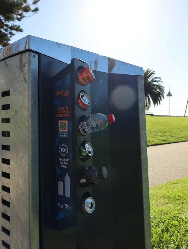 CDS bin rail