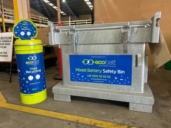 Vape and battery recycling bins