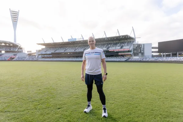Cr Eddy Kontelj at Kardinia Park