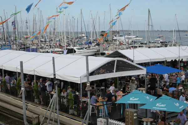 Crowds at the Festival of Sails