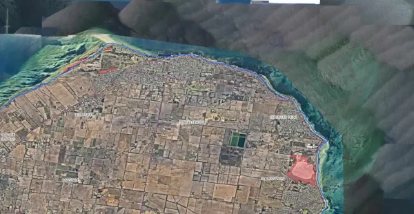 Portarlington map of mosquito treatment sites