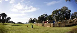 Rippleside park has huge open space and a large playground